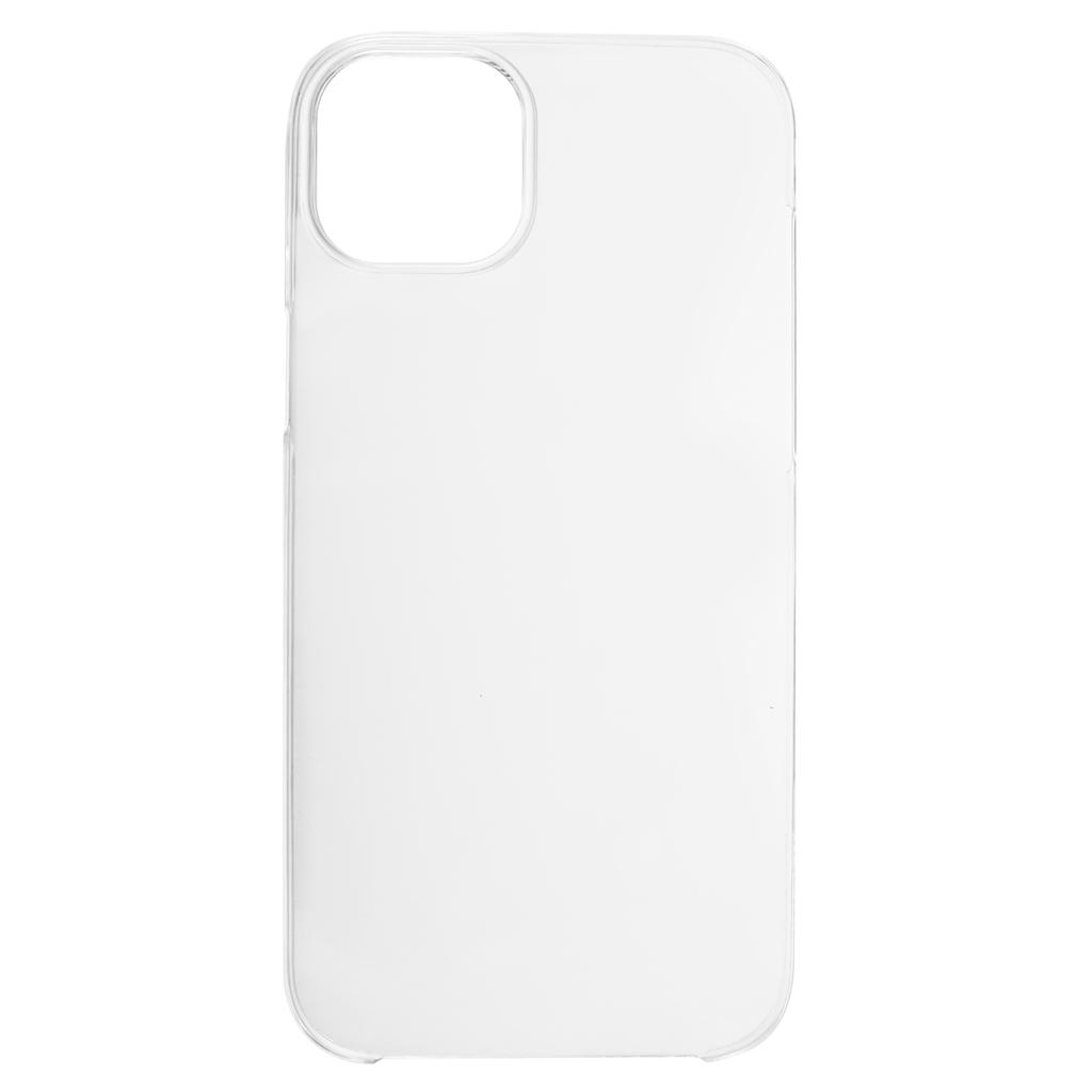 For iPhone 15 Plus Phone Case TPU Frame+Acrylic Back+PET Screen Protector Cover