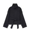 Women's New Jackets Autumn  Fashion Loose High-necked Warm Autumn Woolen Coats Chic Women's Street Youth Outerwear Coats