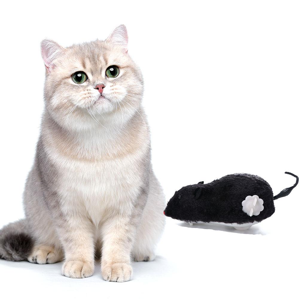 Motion Pet Products Spring Plush Mouse Toy Wind Up Toys Cat Dog Playing Toy Clockwork Toy