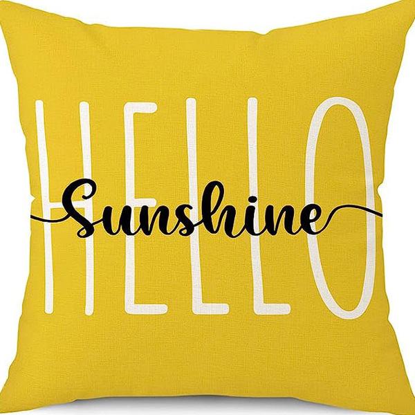 Spring and Summer Pillowcase Bedroom Living Room Sofa Pillowcase Linen Floral Decoration Pillow Cushion