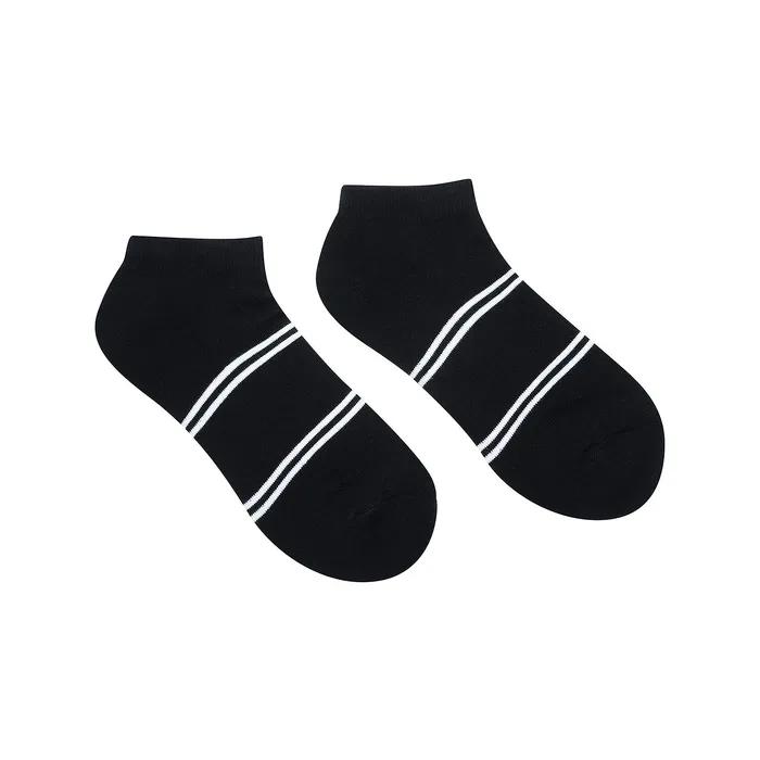 Stripe Short Socks_Navy (Men)