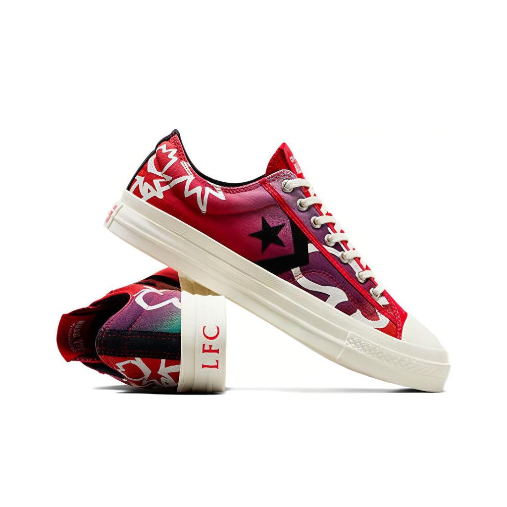 Converse Liverpool F.C. X Star Player 76 Low The Next Generation Unisex Sneakers Red Tomato Egret A07257C