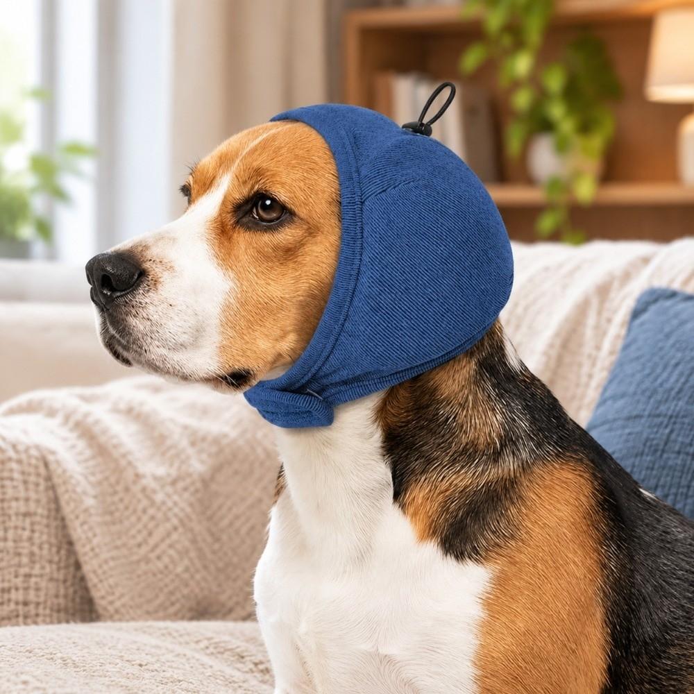 Adjustable Dog Calming Earmuff Anti Anxiety Dog Grooming Earmuff Soothing Ear Cover Dog Grooming