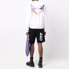 Off-White Arrow Pattern Long Sleeve Hoodie Men Tops White OMBB034F21FLE0020184