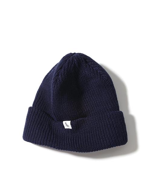 SUNDAY HOBBY CLUB Sunday Basic Short Beanie - Navy