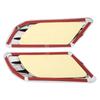 2Pcs Car Side Air Flow Vent for Fender Hole Cover Intake Grille Duct Decoration ABS Plastic Sticker Car Accessories Exterior