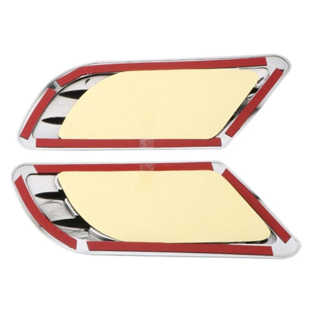 2Pcs Car Side Air Flow Vent for Fender Hole Cover Intake Grille Duct Decoration ABS Plastic Sticker Car Accessories Exterior