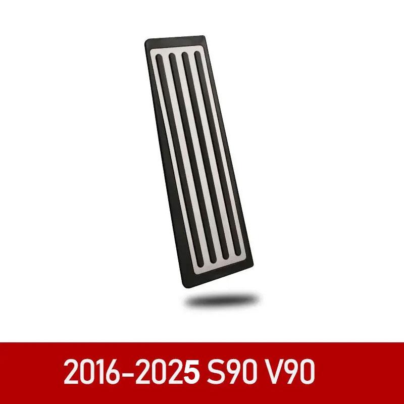 Car Accelerator Brake Pedal Footrest Pedal Plate Cover For Volvo XC60 XC90 S90 v90 s60 v60 xc40 Accessories 2022-25