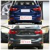 Rear Tail Bumper Fog Lamp Light Decor Cover Trim ABS Accessories For BMW 2 Series Tourer F45 F46 2015 - 2018 228i 7 Seat Model