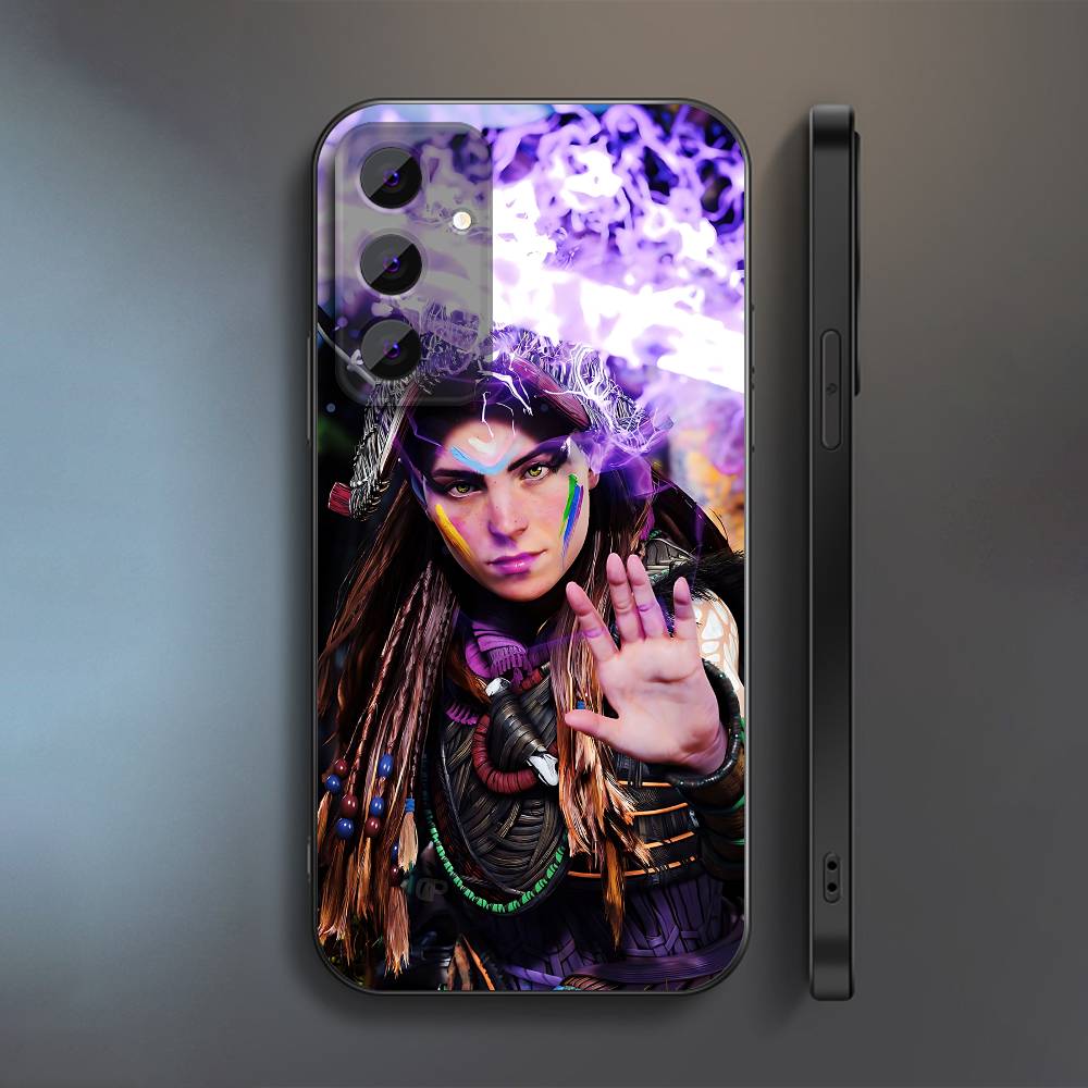 H-Horizon Forbidden West Aloy Phone Case For Samsung S22,S24,S20,S25,S23,S30,S26,Ultra,Plus,5G ,Fe,Lite Black Cover