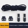No Tie Shoe Laces Suitable for All Shoes Round Spring Lock Elastic Shoelaces Quick Wear in 1 Second Hiking Sports Lazy Shoelace