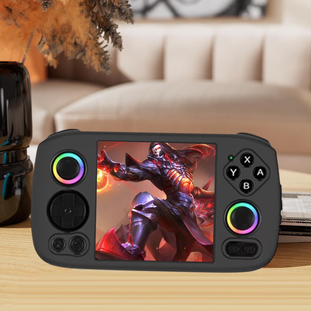 Silicone Case Shockproof Protective Case Anti-Scratch Protector Shell Sleeve with Lanyard for ANBERNIC RG Cube Game Accessories