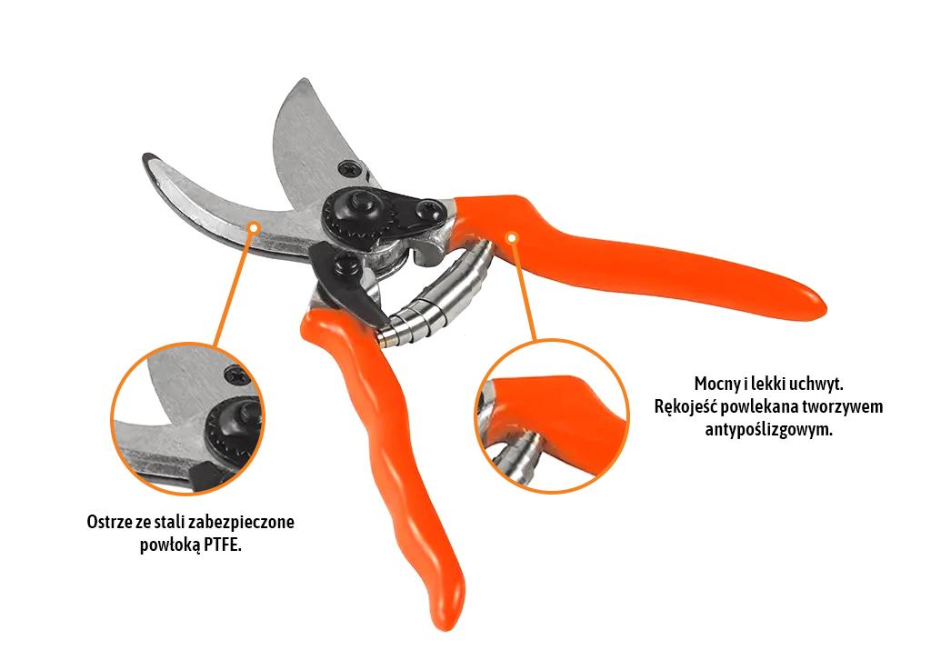 Solid scissor pruner - one-handed - universal / TEGER