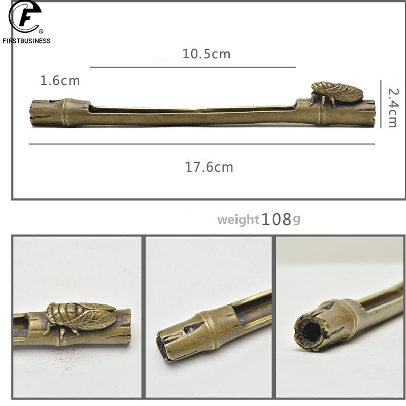 Happiness lies in contentment Incense Stick Holder Burner copper Censer Ornaments Retro Incense Burners Traditional style