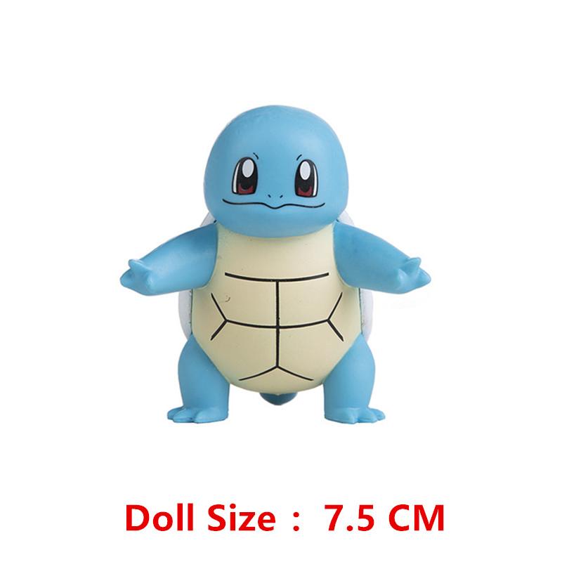 Toys Model New 4-9 CM Pokemon Anime Figure Pikachu Gengar Eevee Series Mew Cartoons Figure Pocket Monster Action Gifts Kids