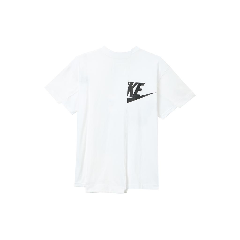 (WMNS) Nike X Sacai Hybrid T-Shirt 'White' Women's CD6310-100