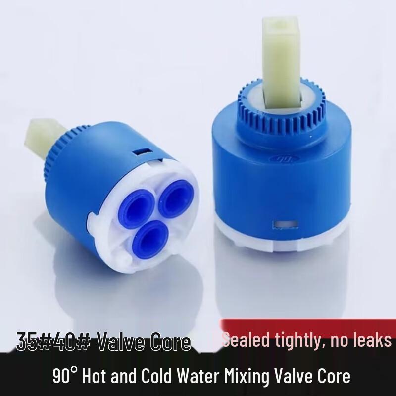 Quick Open Hot & Cold Faucet Brass Ceramic Valve Core 1