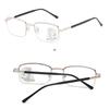 Progressive Multifocal Glasses Computer Reading Glasses Blue Light Blocking Bifocal Readers for Men Women Titanium Alloy Eyewear