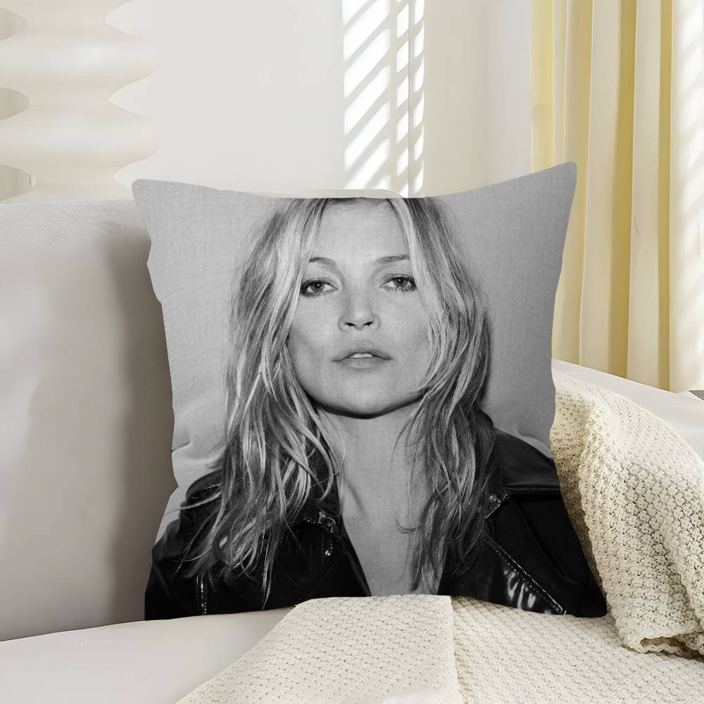 Kate Moss Model Cushion Cover Polyester Sofa Cushions Decorative Throw Pillows Home Decoration Pillowcover