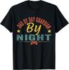 Gamer Dad Funny_ Dad by Day Guardian By Night Gaming Gift Unisex T-Shirt Mens Womens Tees Top
