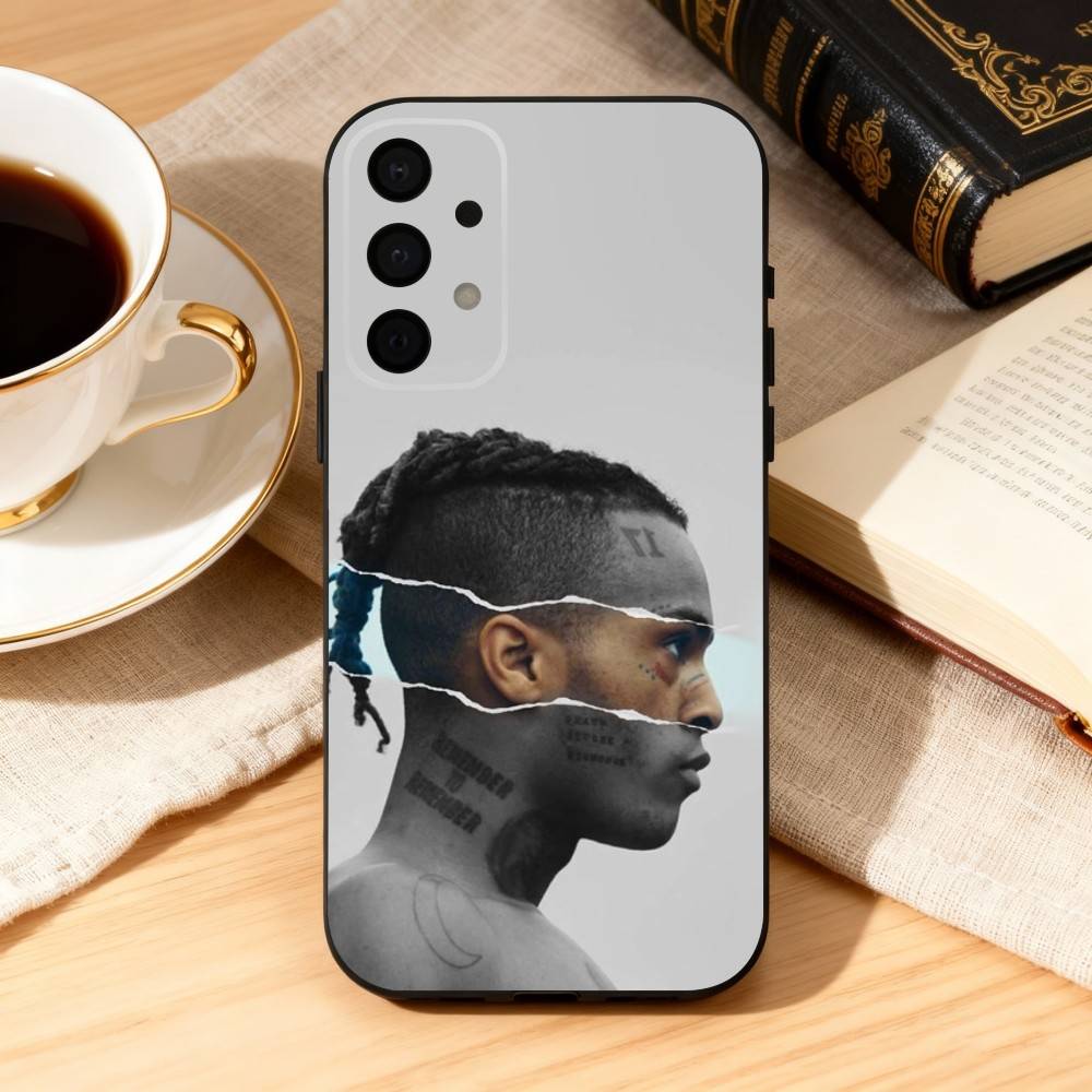 X-XXXTentacionS Rapper Phone Case For Samsung Galaxy A73,A72,A71,A70,A53,A52,A51,Soft Silicone Black Cover