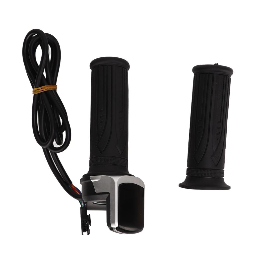 E Scooters Throttle Grip Comfortable Waterproof Adjustable Electric Bike Speed Governing Throttle Grip with LCD Display