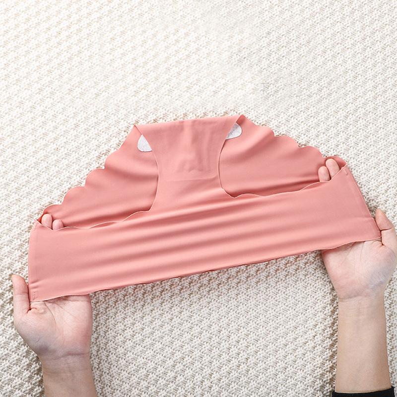 Mutandine senza cuciture da donna Sexy intimo di seta Comfort intimo Mutandine a vita bassa da donna Lingerie femminile K136