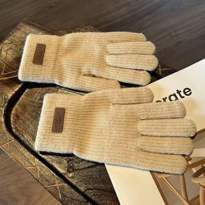 New Winter Cute Wool Gloves for Women, Winter Fingerless Cycling To Keep Warm, Fingerless Women