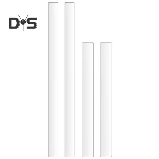2 szt. Taśma do ciasta odporna na odkształcenia Food Grade Trwała miarka do pomiaru grubości ciasta