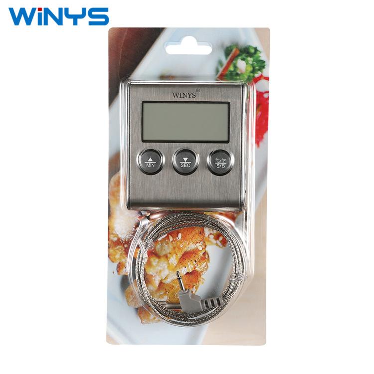 YS05 kitchen food oven high temperature baking timing probe thermometer