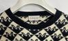 Used MONCLER White X Blackknit Women