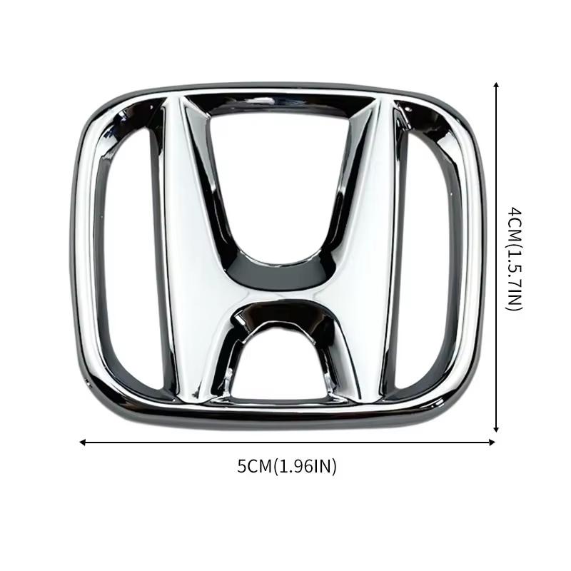 50x40mm ABS Car Steering Wheel Cover Emblems Stickers for Honda Envix Odyssey City Jazz Fit CRV Civic Accord Insight Jade Vezel