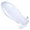 Orirya Anal Plug Anal Development Soft TPE Transparent Egg Shape Anal Goods Anal Stopper for Women Adult Goods for Men Anal Plug SM Goods Anal Plug