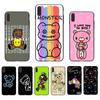 Funny Unique Cartoon Bear Phone Case For Iphone 13 12 Mini 11 Pro Max 6S 7 8 Plus X XR Hard Cover XS SE 2020 5 Cute Mobile Shell