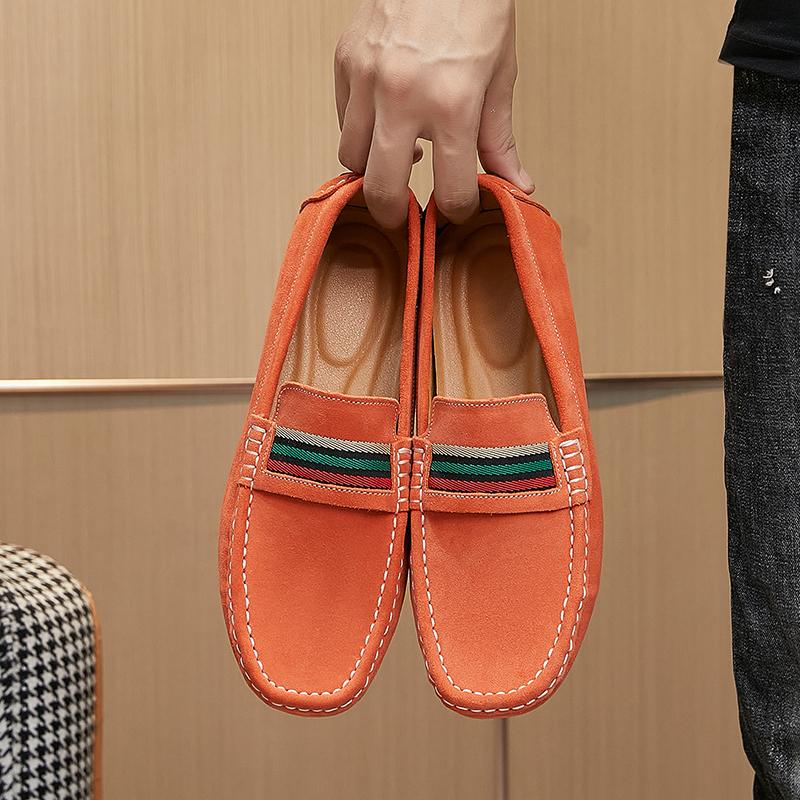 Модные ультралегкие мужские туфли на плоской подошве — фото 6