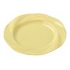 Ins Cream Style Breakfast Plate: High-Quality Round Vegetable & Dinner Plate, Imitation Porcelain, Perfect for Home and Restaurant Use
