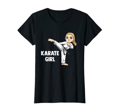 Süßes Karate-Mädchen-Mädchen-Karate-T-Shirt