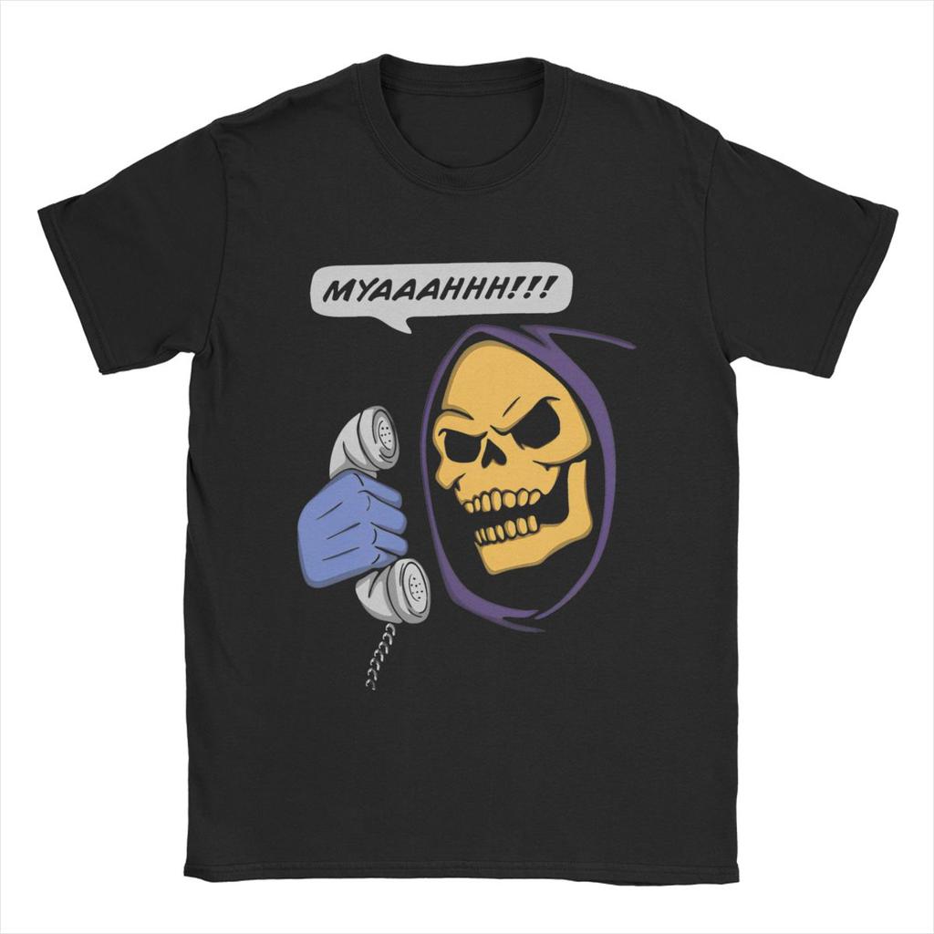 Myaaahhh He Man Masters Of The Universe T Shirts Men's 100% Cotton Male T-Shirt Crewneck Tees Short Sleeve Clothes Plus Size ...