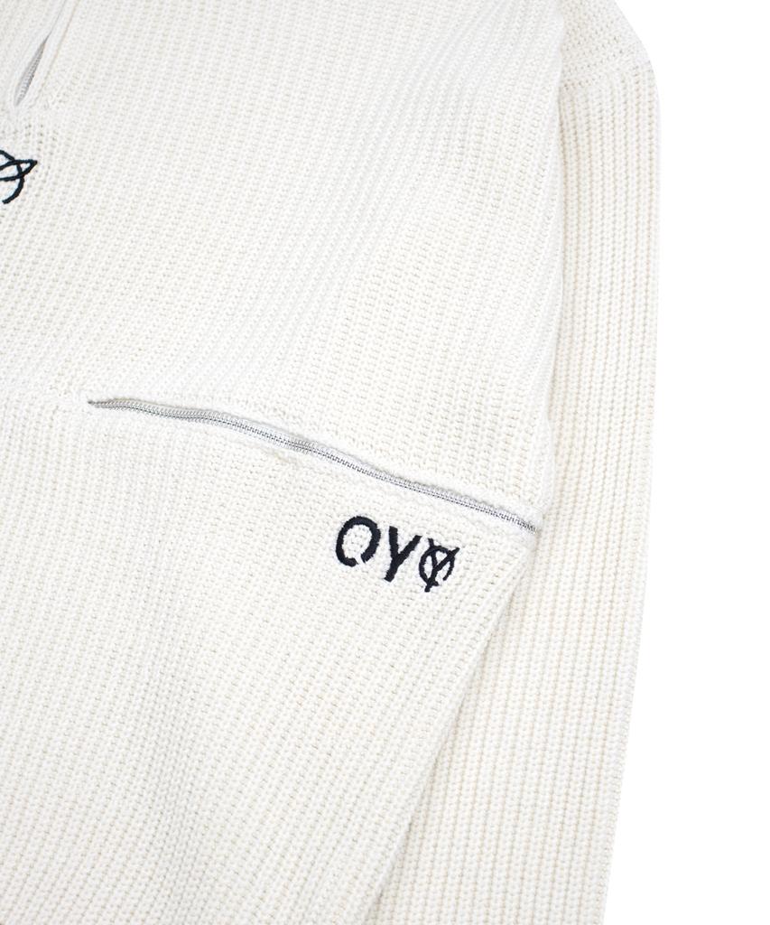 Opeunyadeu(Owai) Side Zipper Turtleneck Knit - Ivory