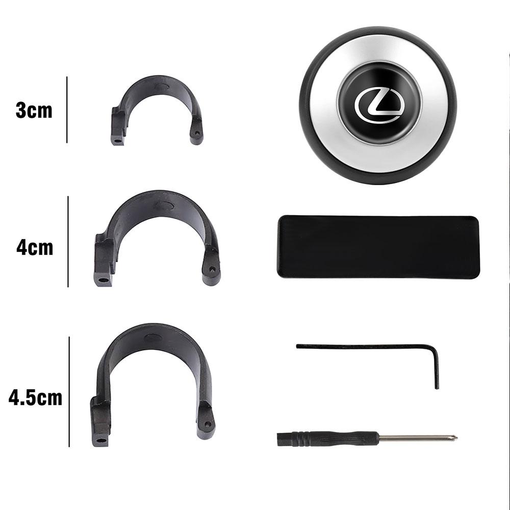 1/2/4Pcs Car Steering Wheel Knob Ball Car Steeringbooster Handle Rotating Kit For Lexus IS IS250 IS250C IS300 IS300C F SPORT RX