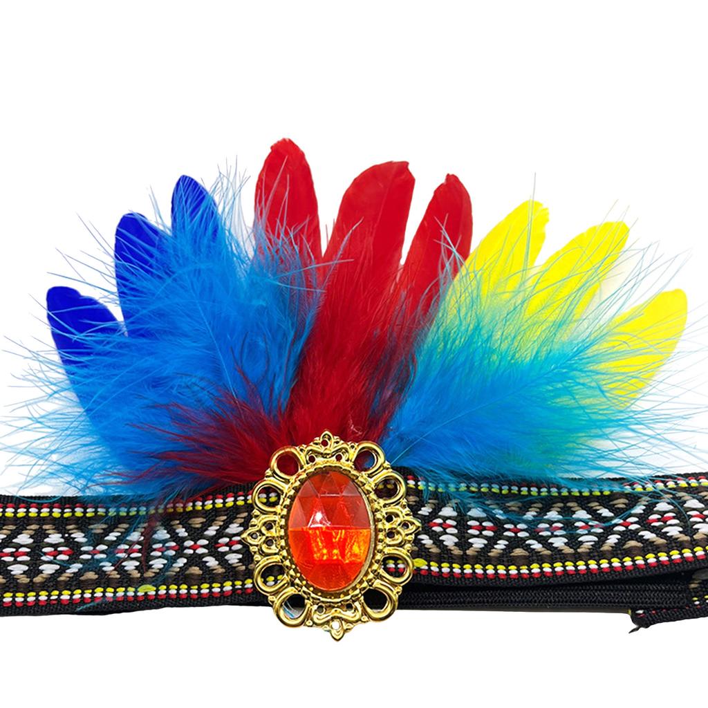 Feather Headband Fashion Hairband Costume Accessories For Trendy Women Who Love Bohemian Styles At Various Event