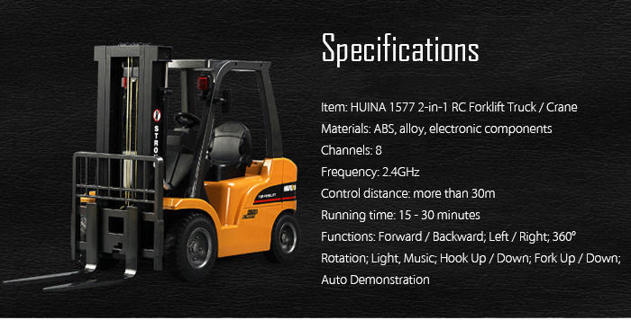 huina 1577 forklift