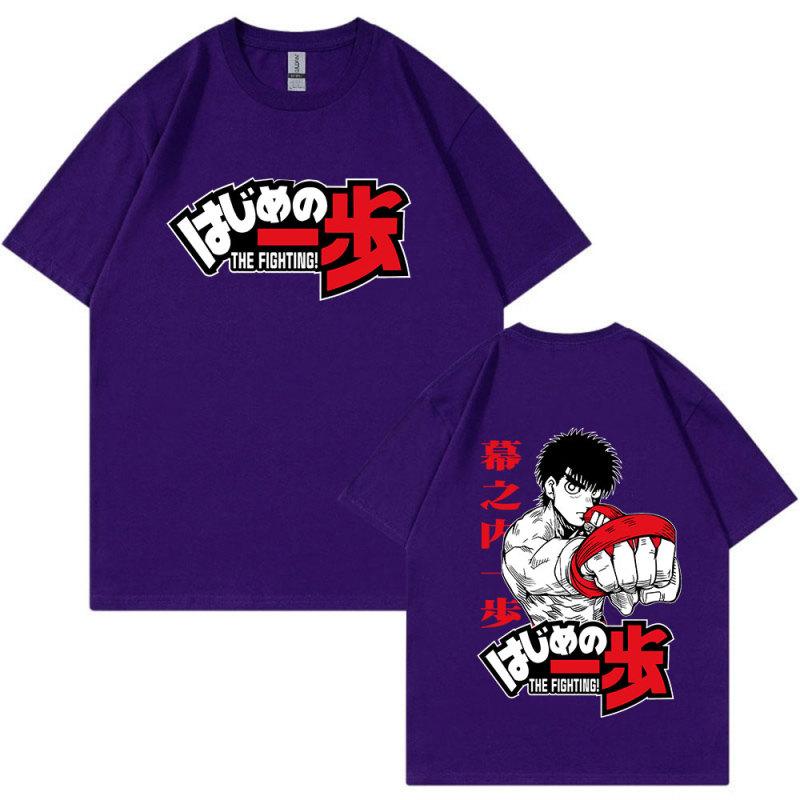 Tricou Anime Hajime No Ippo Kamogawa Box pentru gimnastică Manga Makunouchi Takamura Fighting KGB Print T-shirt cu mânecă scurtă