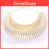 Fashion Solid Color Curved Design Women Metal Necklace Collar For Fashion Enthusiasts