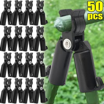Plastic Plant Support Clips Plant Grafting Stakes Fixed Connector Pillars Gardening Fastener Adjustable Climbing Vine Bracket