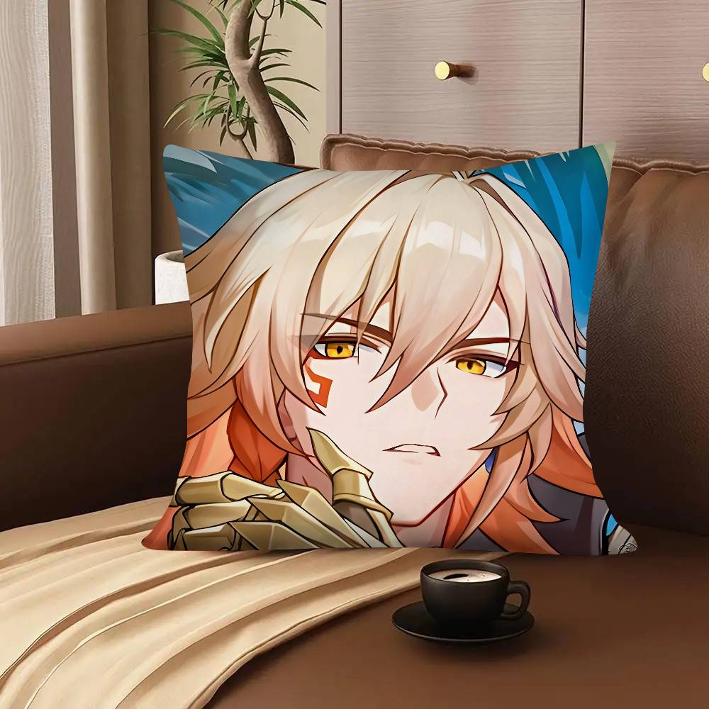 1pc Game Honkai Star Rail Anime Mydei Pillow Case Fashion Square Pillowcase Bedroom Sofa Room Ins Decoration Leisure