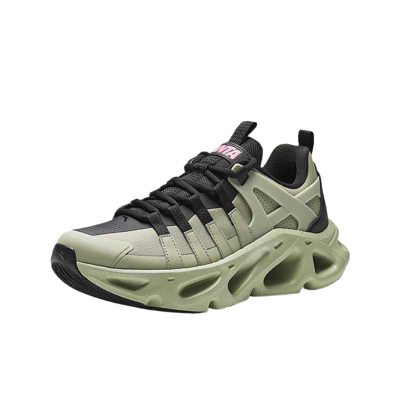 Anta Light Trace Street Runner Comfortable Breathable Support Low Top Casual Shoes Men Sneakers 112618802-5