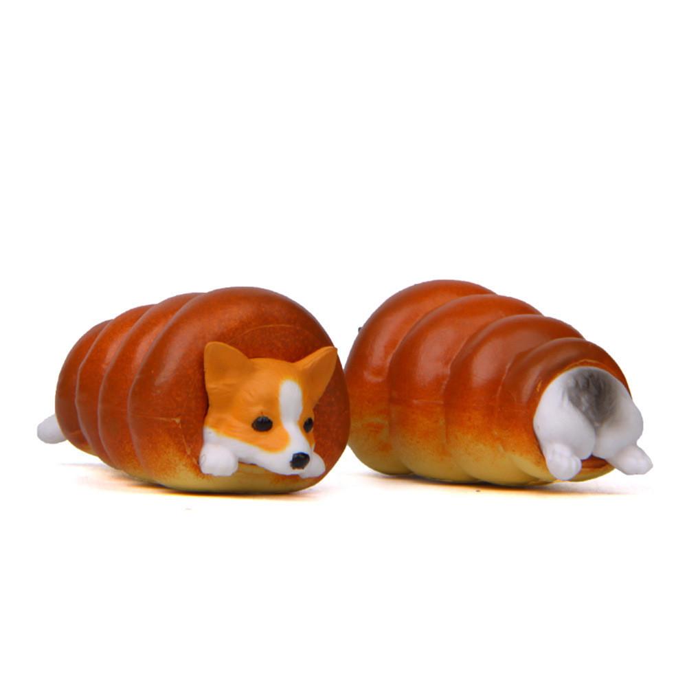 Japanese Style Cartoon Donut Corgi And Husky Collectible Pvc Figures For Collectors And Decor