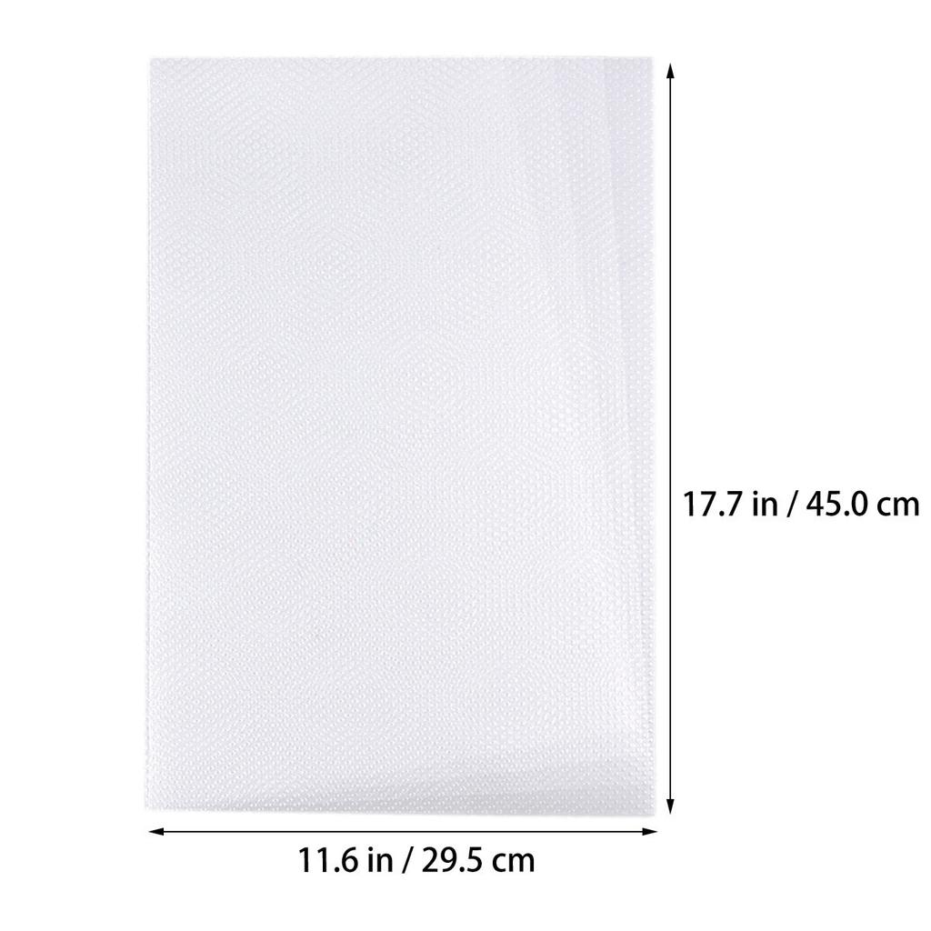 4Pcs 45x29cm Water Resistant Fridge Liner for Drawer Cabinet Table Top Moisture Absorbing Non-Slip Refrigerator Shelf Pad Eva