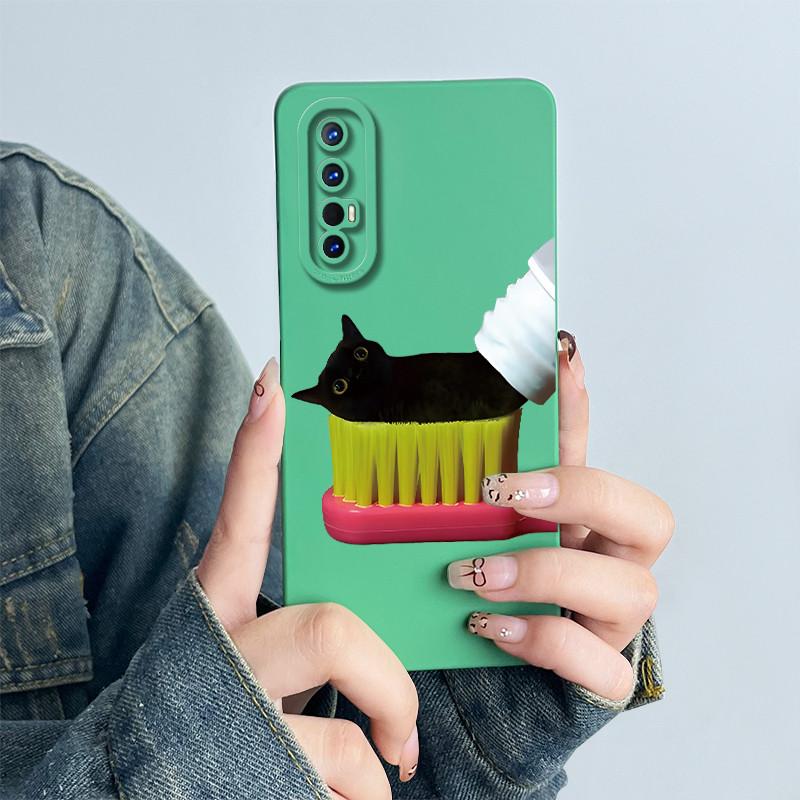 For OPPO Find X2 Neo / Reno3 Pro 5G Phone Case Cover CPH2009 Silicone Sweet Painted Cartoon Funda Lovely Printed Coque Casing